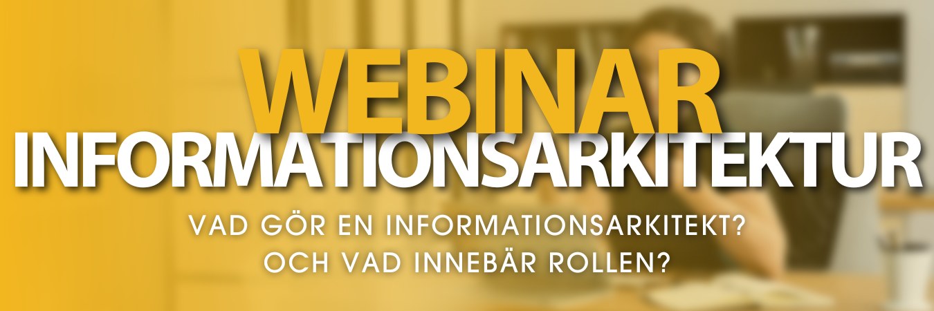 Informationsarkitekt-webinar